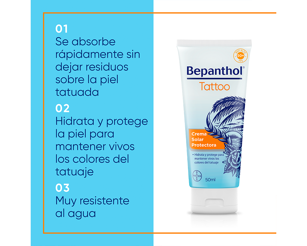 Bepanthol® Tattoo Crema Solar Protectora